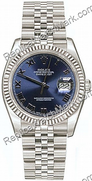 Swiss Rolex Datejust Mens Watch Oyster Perpetual 116.234-BLRJ