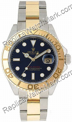 Swiss Rolex Oyster Mens Yachtmaster Perpetual Watch 16623-BLSO