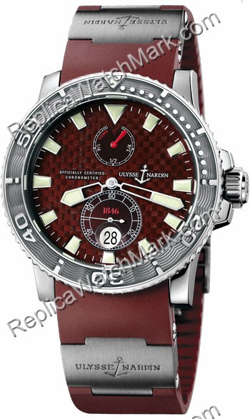 Ulysse Nardin Hombres Maxi Marine Diver reloj 263-33-3.95 - Haga click en la imagen para cerrar