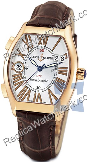 Ulysse Nardin Miguel Ángel Gigante UTC Hombres Tiempo doble vigi - Haga click en la imagen para cerrar