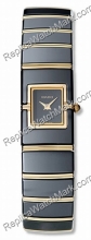 Rado Diaqueen Black Ladies Ceramic & 18K Yellow Gold Watch R2340 Rado Diaqueen Black Ladies Ceramic & 18K Yellow Gold Watch R2340