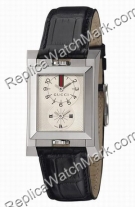 Gucci 111 GMT Guccio Black Band Crocodile Mens Watch regolabile  Gucci 111 GMT Guccio Black Band Crocodile Mens Watch regolabile