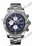 Breitling Chrono Mens Aeromarine Superocean Steel Blue Watch A13  Breitling Chrono Mens Aeromarine Superocean Steel Blue Watch A13