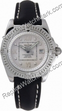 Windrider Breitling Cockpit Lady Diamond Ladies Strap Steel Blac  Windrider Breitling Cockpit Lady Diamond Ladies Strap Steel Blac