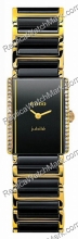 Rado Integral Superjubile Diamond Black and Gold Ladies Watch R2 Rado Integral Superjubile Diamond Black and Gold Ladies Watch R2
