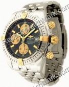Breitling Windrider Evolution Chronomat Ouro Amarelo 18kt Mens S  Breitling Windrider Evolution Chronomat Ouro Amarelo 18kt Mens S