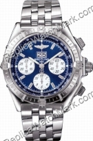 Breitling Windrider Mens Crosswind Blue Steel Watch A4435512-C5-