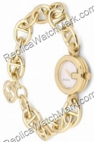 Gucci 107 Ladies Tone Gold Watch YA107512 Gucci 107 Ladies Tone Gold Watch YA107512