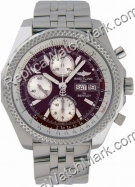 Breitling Bentley GT Chronograph Mens Steel Watch Borgonha A1336  Breitling Bentley GT Chronograph Mens Steel Watch Borgonha A1336