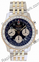 Breitling Navitimer Ouro Amarelo 18kt Mens Steel Black Watch D23  Breitling Navitimer Ouro Amarelo 18kt Mens Steel Black Watch D23
