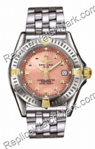 Breitling Windrider Callistino 18kt Yellow Gold Steel Pink Mãe-d  Breitling Windrider Callistino 18kt Yellow Gold Steel Pink Mãe-d
