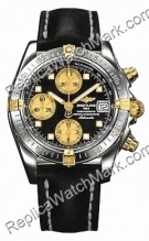 Breitling Windrider Chrono Mens Cockpit 18kt Yellow Gold Black S  Breitling Windrider Chrono Mens Cockpit 18kt Yellow Gold Black S