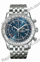 Breitling Navitimer Mens World Steel Blue ver A2432212-C6-415  Breitling Navitimer Mens World Steel Blue ver A2432212-C6-415