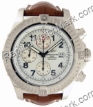 Breitling Super Avenger Aeromarine стали Коричневый ремешок Мужские часы  Breitling Super Avenger Aeromarine стали Коричневый ремешок Мужские часы
