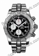 Breitling Super Avenger Aeromarine Алмазная сталь Черная мужская ТКДЖ  Breitling Super Avenger Aeromarine Алмазная сталь Черная мужская ТКДЖ