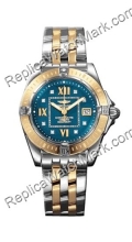 Breitling Cockpit Lady Windrider 18kt желтого золота Steel Blue Лад  Breitling Cockpit Lady Windrider 18kt желтого золота Steel Blue Лад