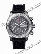 Breitling Chrono Avenger Aeromarine Титан Черный резиновый Серый M  Breitling Chrono Avenger Aeromarine Титан Черный резиновый Серый M
