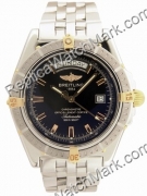 Breitling Windrider встречного ветра 18-каратного желтого золота стали Черная мужская W  Breitling Windrider встречного ветра 18-каратного желтого золота стали Черная мужская W