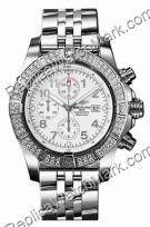 Breitling Super Avenger Aeromarine Алмазная сталь Белая мужская ТКДЖ  Breitling Super Avenger Aeromarine Алмазная сталь Белая мужская ТКДЖ