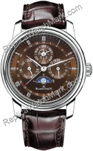 Blancpain Perpetual Calendar GMT Гавана Мужские Часы 4277-3446-55B Blancpain Perpetual Calendar GMT Гавана Мужские Часы 4277-3446-55B